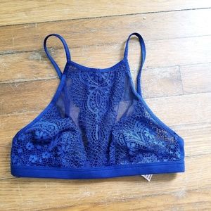 NWT Victoria's Secret Blue Lace Bralette